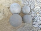 Kula betonowa ogrodowa cementowa 40cm pełna kule ozdoba na o - 11
