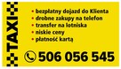 Taxi Będzin. Płatność kartą/faktura. - 3