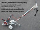 Dylatacje - Frezarka do fazowania nacięć dylatacji i rowków - 5