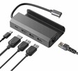 Adapter HUB USB-C JSAUX HDMI 4k 100W PD USB 3.1 100Mbps do S - 2