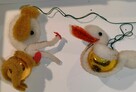 Bombki choinkowe , pajacyki , zawieszki choinkowe lata PRL - 16