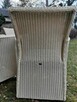 Krzesła do jadalni na taras Lloyd Loom Rattan ECRU 4 sztuki - 7