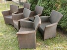 Krzesła do jadalni na taras Lloyd Loom Rattan 6 szt. - 9