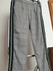 Spodnie szare krata lampas M - 6