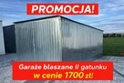GARAŻE BLASZANE 3x5- 2 GATUNEK PRODUCENT