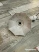 Stara lampa wisząca kuchenna z przeciwwagą porcelanową - 3