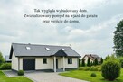 Nowy, parterowy dom + poddasze-na działce 1000 m2