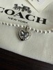 Naszyjnik damski Coach Stone Heart Pearl Choker Necklace - 3