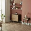 Komoda Leona Czarny Matt Rattan 3 Szuflady Boho Retro 80 cm - 4