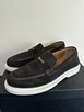 Mokasyny/Loafersy Versace Giuliano Suede Loafers 1017591