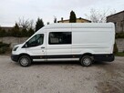 Ford Transit L4H3 Jumbo Doka Brygadówka 6 osobowy klima Niski Przebieg 62tys - 5