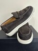 Mokasyny/Loafersy Versace Giuliano Suede Loafers 1017591 - 2