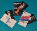 Panasonic Kaseta Video VHS x 3szt Made in Japan