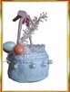 Koszyk wielkanocny handmade 22x 10 x 12 cm - 11