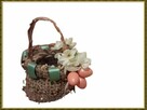 Koszyk wielkanocny handmade 22,5 x 12,5 x 12 cm - 3