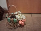 Koszyk wielkanocny handmade 22,5 x 12,5 x 12 cm - 4