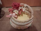 Koszyk wielkanocny, duży,handmade 27 x 10 x 22 cm - 11