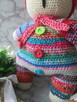 Zabawka amigurumi*Pluszak*Kolorowa Owieczka bobas*Handmade - 5