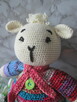 Zabawka amigurumi*Pluszak*Kolorowa Owieczka bobas*Handmade - 3
