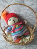 Zabawka amigurumi*Pluszak*Kolorowa Owieczka bobas*Handmade - 6
