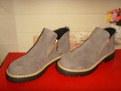 BOTKI DAMSKIE, SZARE, STYL CASUAL, NOWE, TANIO - 3