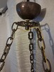 Mosiężny Żyrandol na Łańcuchach – Styl Retro - 9