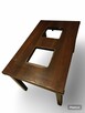 Stolik kawowy drewniany 100 cm x 60 cm x 59 cm | transport - 2