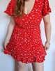Czerwona sukienka damska Sinsay - 3