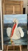 Dalmatyński pelikan. Obraz olejny 100x80 cm - 4