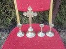 Komplet Kolędowy Krzyżyk Świecznik krzyż Krzyżyk krucyfiks - 5