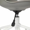 Krzesło Obrotowe Tivissa Szare Nowoczesne Biurowe Loft 82x48 - 3