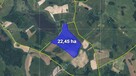 Działka z Warunkami Zabudowy 22,45 ha – Żabin, gm. Banie Mazurskie - 2