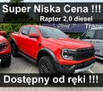 Ford Ranger Raptor Raptor 2,0 diesel 210KM Roleta elektr Super Niska Cena 2951zł