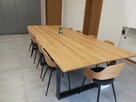 Stół konferencyjny ze stali i drewna 360x120x76cm - 5