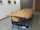 Stół konferencyjny ze stali i drewna 360x120x76cm - 6