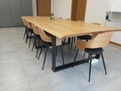 Stół konferencyjny ze stali i drewna 360x120x76cm - 4