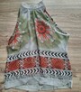 Transparentna bluzka etno top z dekoltem halter 38 elegancka - 2