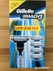 Gillette Mach3 Maszynka do golenia dla mężczyzn+5 wkładów