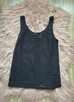 Bluzka top H&M siateczkowa transparentna czarna ramiączka 36 - 3