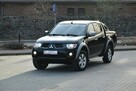 Mitsubishi L200 2.5d 136KM AUTOMAT 2008r. SALON 4x4 skóra Klima HAK 2700kg - 3
