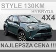 Toyota Yaris Cross 4x4 130KM Style Super Niska Cena  Kamera Czujniki  4x4 rata 1358 zł