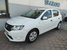 Dacia Sandero krajowy, niski przebieg, org.radio CD/BT AUX/USB, isofix, Bez turbo - 2