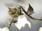 Lampa Plafon sufitowa beż kwiaty, solidna DOSTĘPNA - 4
