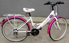 Rower dla dziewczynki, rama 14 cali, Giulietta 24 cale