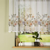 Firana do kuchni w kwiaty 250x155, firana wsuwana na karnisz - 3
