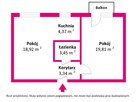 Mieszkanie 47 m² z balkonem – Turek Spółdzielców - 13