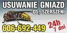 OSY SZERSZENIE - llikwidacja, usuwanie gniazd os szerszeni
