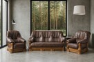 Patrycja – zestaw wypoczynkowy 100% skóra naturalna, dąb - 4