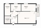 Lublin, Mieszkanie, 3 pokoje, 48,1 m2, ul. Rymwida - 9