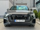 Audi Q8 3.0 TFSI 340KM. Webasto, Masaże, Wentylacja, Dociągi, Hak, FVAT23%, - 2